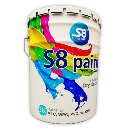 Thùng sơn trắng mờ 16kg
